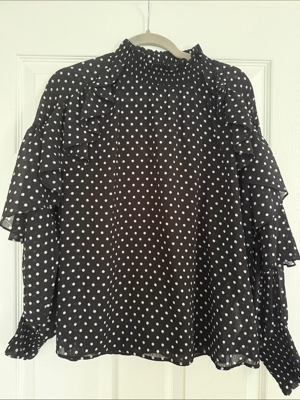 Maje Ruffle Blouse
